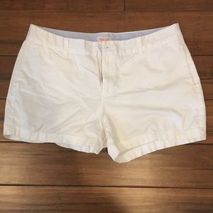 Gap White Khaki 4” Shorts Size 14
